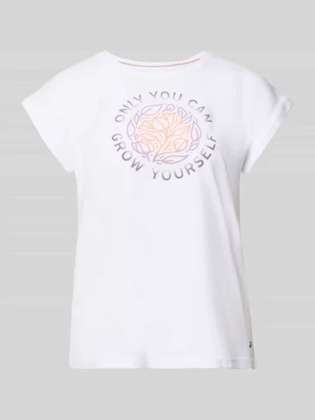 T-shirt z nadrukiem z napisem G.i.g.a. Dx biała