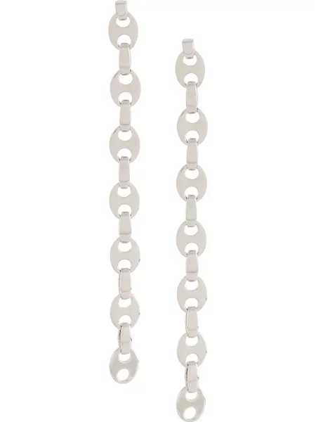 Cercei Paco Rabanne argintiu