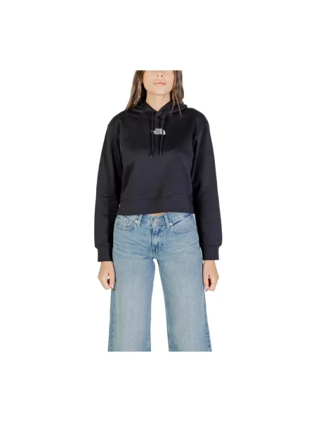The North Face Bluzy Kobieta S Bluza z kapturem długi rękaw okrągły dekolt czarny