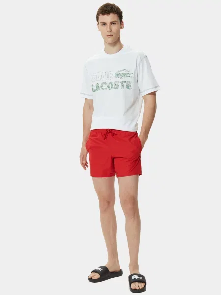 Шорты Lacoste красные