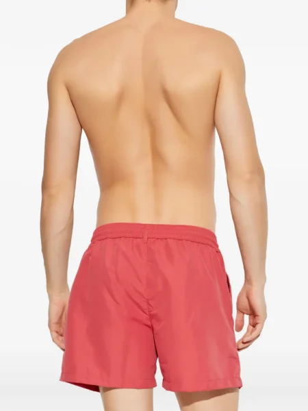 Slip de baie Paul Smith cu model zebră roșu
