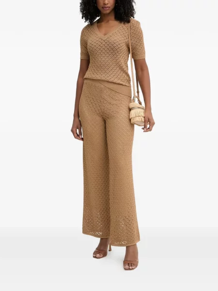 Pantaloni Twinset tricotate