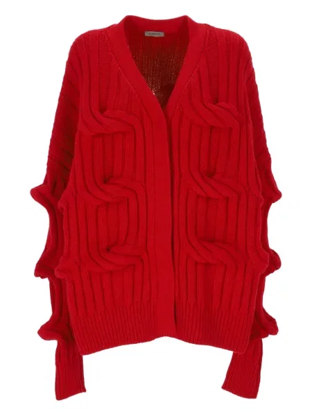 Kardigan Mrz wełniany czerwony