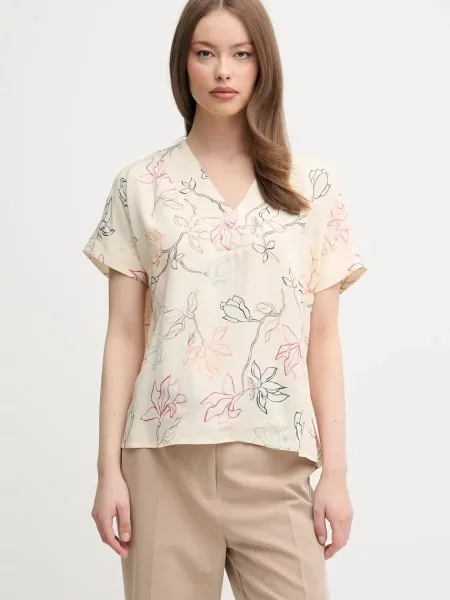 Mos Mosh bluză cu imprimeu bej