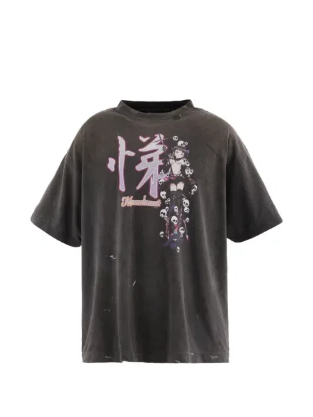 Tricou Takashi Murakami zdrențuiți negru