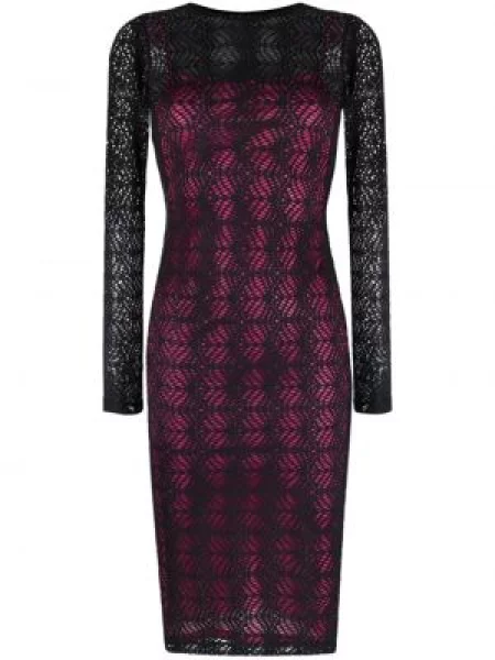 Lung rochie din denim Versace Jeans Couture