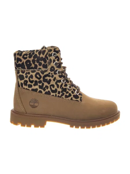 Timberland workery skórzane Premium 6 Inch Lace Up na płaskim beżowy