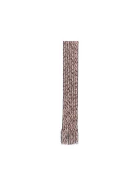 Szal Missoni z nadrukiem szara