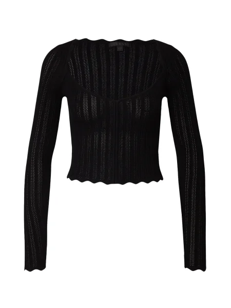 Пуловер Guess ANJELA дамски черно