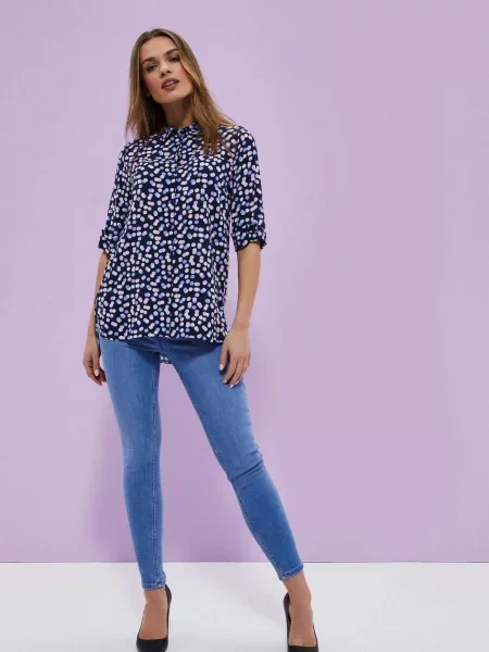 Blugi skinny Marisse albastru