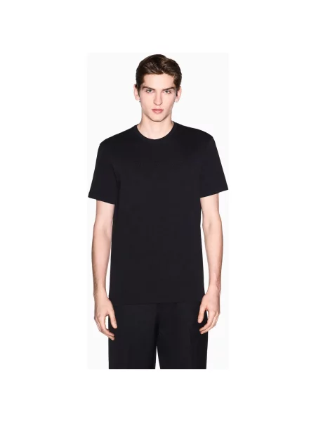 Armani Exchange tricou pentru bărbați din negru