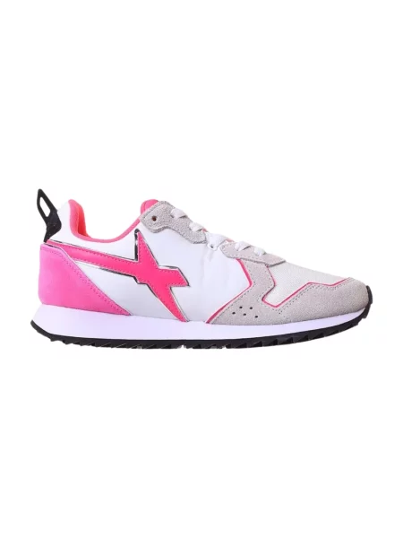 Sneakersy W6yz zamszowe białe