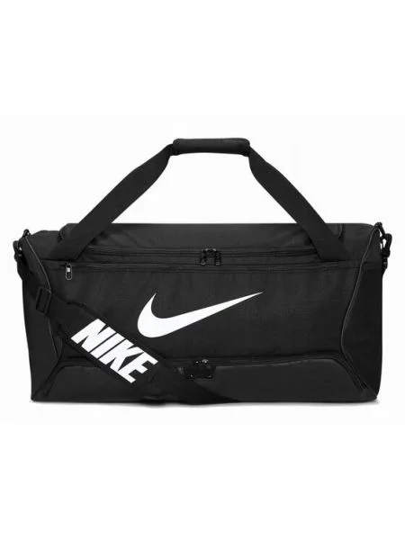 NIKE Sporttáska Brasilia / fehér fekete