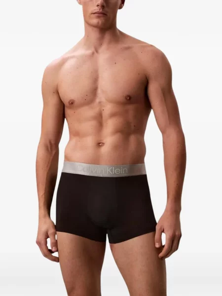 Boxeri Calvin Klein Underwear cu autograf negru