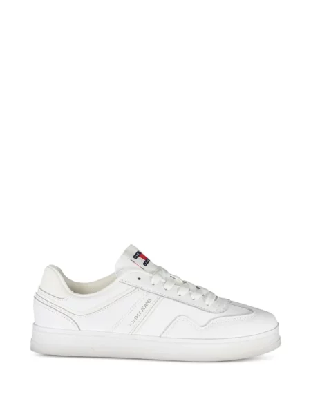 Fűzős csipkés sneaker Tommy Hilfiger fehér