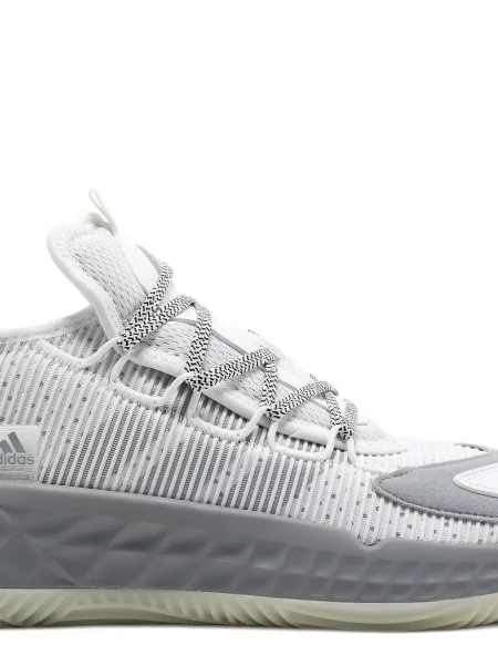 Běžecký květinový top Adidas šedý