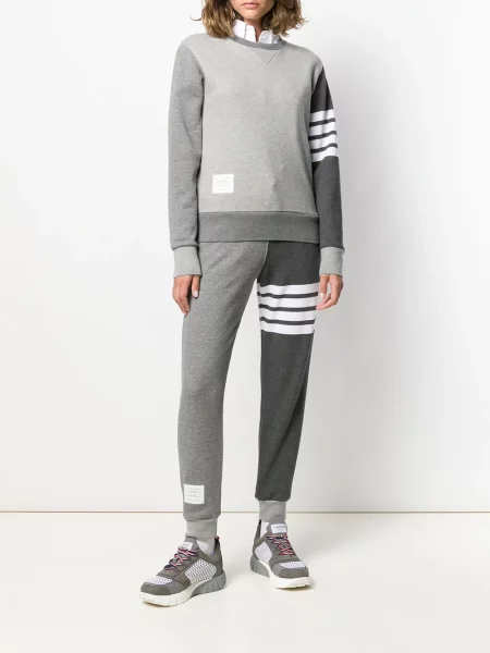 Kalhoty Thom Browne šedé