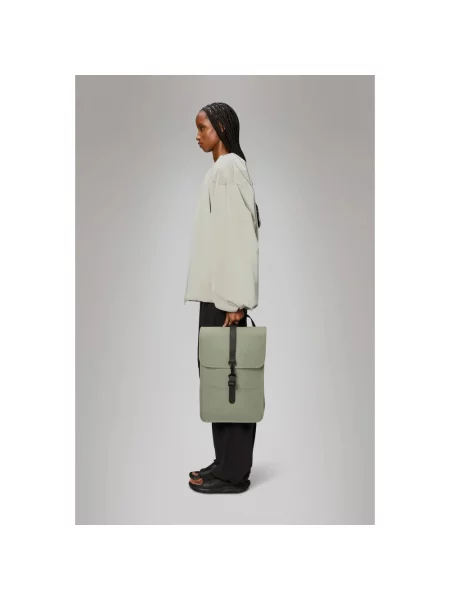 Rains plecak Backpack Mini W3 duży gładki zielony