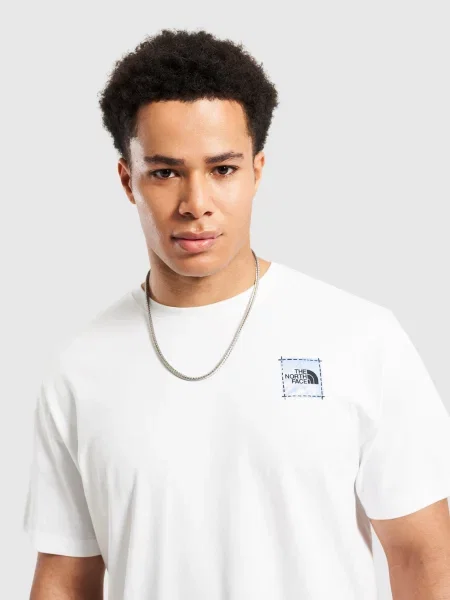 The North Face T-Shirt Relaxed Stitch Box biała