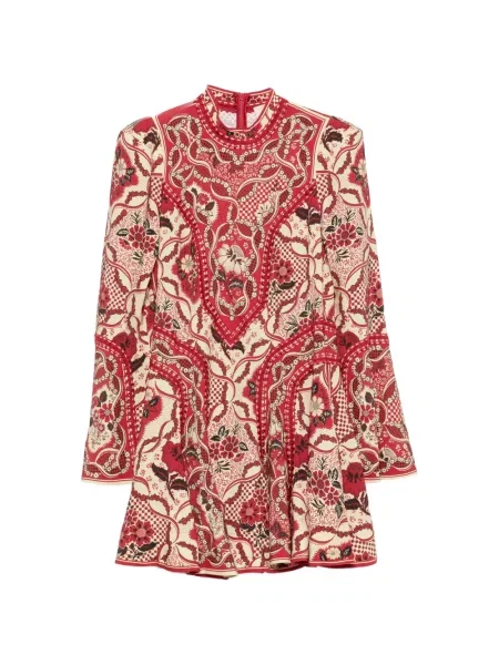 Rochie mini Alemais cu model floral cu imagine evazată