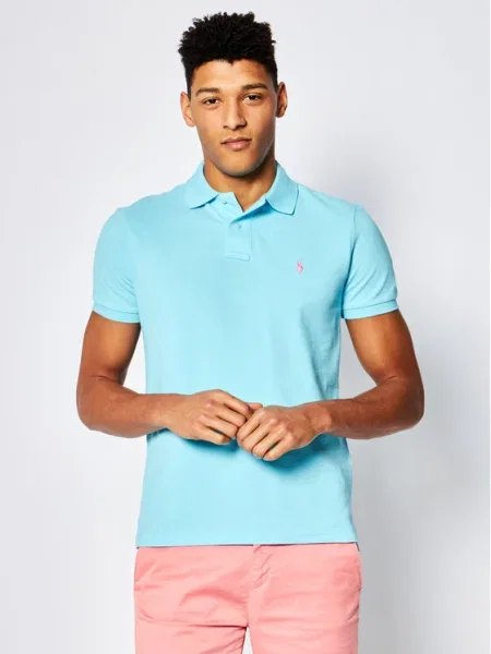 Polo Ralph Lauren Тениска с яка и Core Replen Custom син