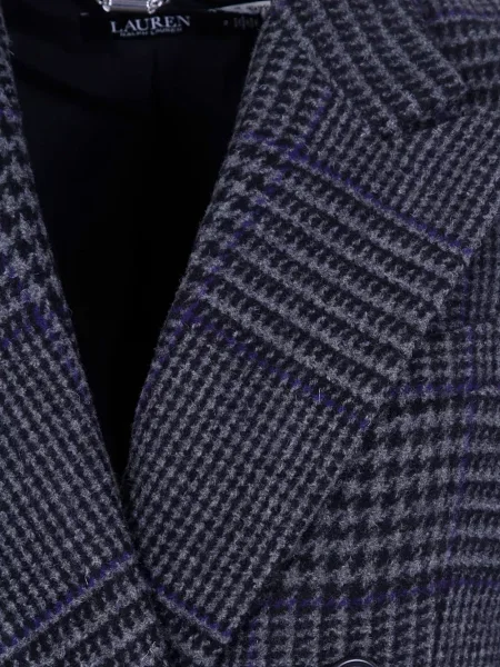 Pledas paltas Lauren Ralph Lauren dvieiliai pilka
