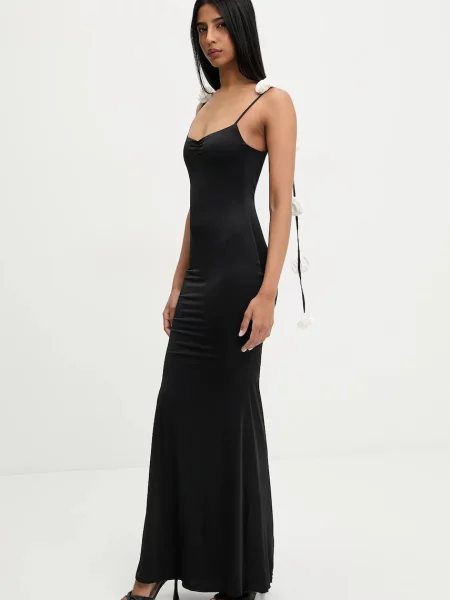 Answear Lab rochie maxi drept negru