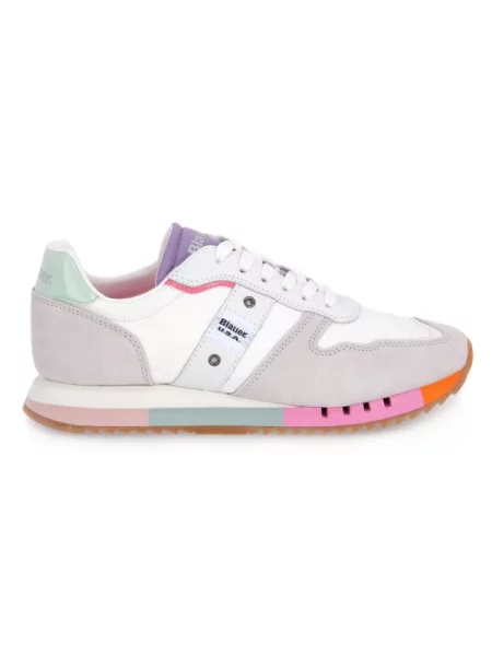 Sneakersy Blauer skórzane