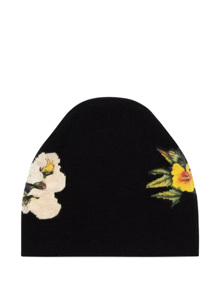 Căciulă Denim Tears cu model floral cu imagine negru