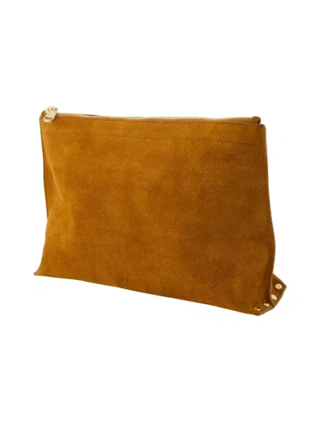 Kopertówka A.p.c. skórzana brązowa