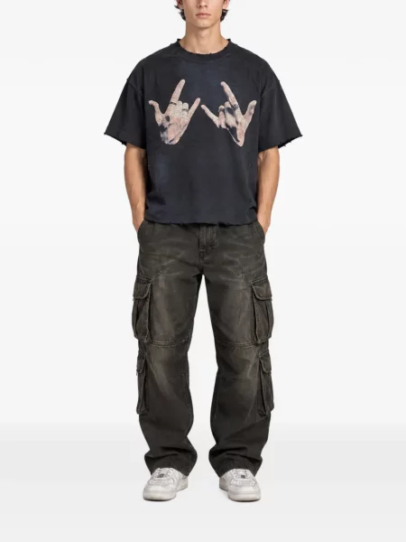 Tricou Warman zdrențuiți negru