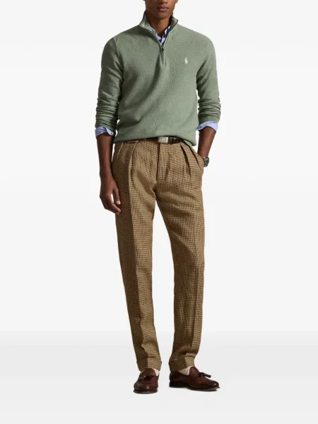 Șapcă Polo Ralph Lauren cu model herringbone din țesătură twill cu imagine albastru