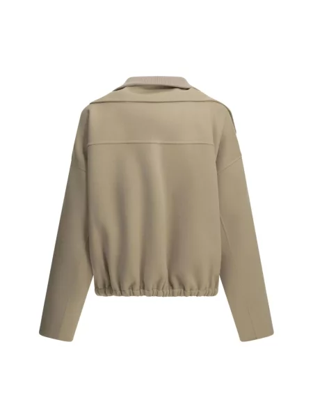 Kurtka bomber Sportmax wełniany beżowy