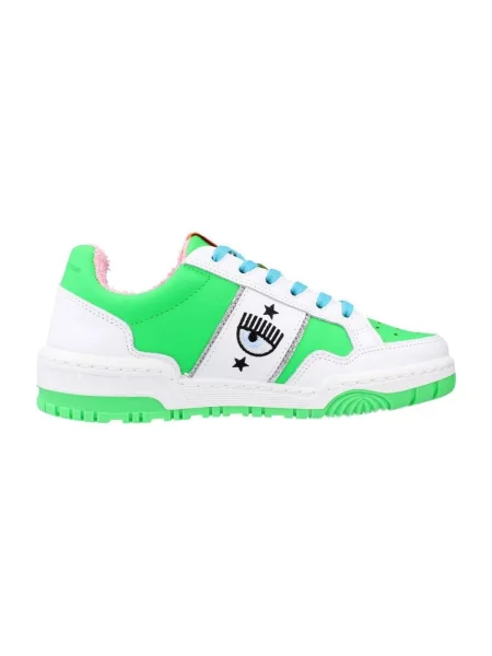 Pantofi Chiara Ferragni verde