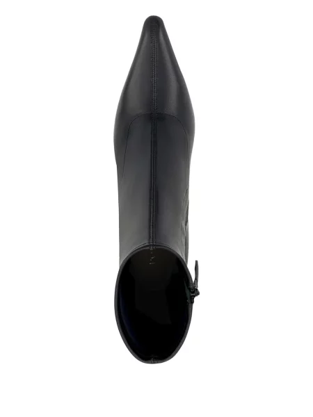 Cizme scurte Potamy din piele negru