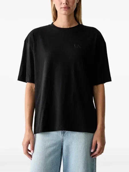 Tricou Ea7 Emporio Armani cu imagine negru