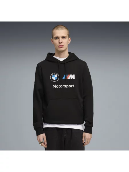 PUMA bluza z kapturem BMW M MOTORSPORT Essentials Akcesoria S czarny
