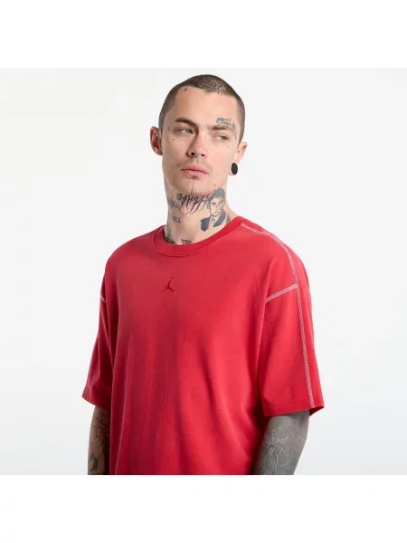T-shirt Jordan Flight Heavyweight Short-Sleeve Top University Red/ Sail/ University Red S κόκκινο