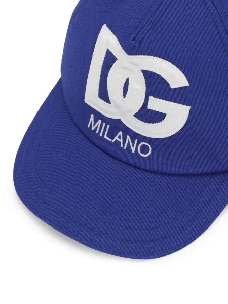 Czapka z daszkiem dziecięca Dolce And Gabbana niebieska