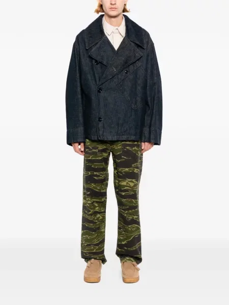 Hlače Orslow s printom s camo uzorkom zelena