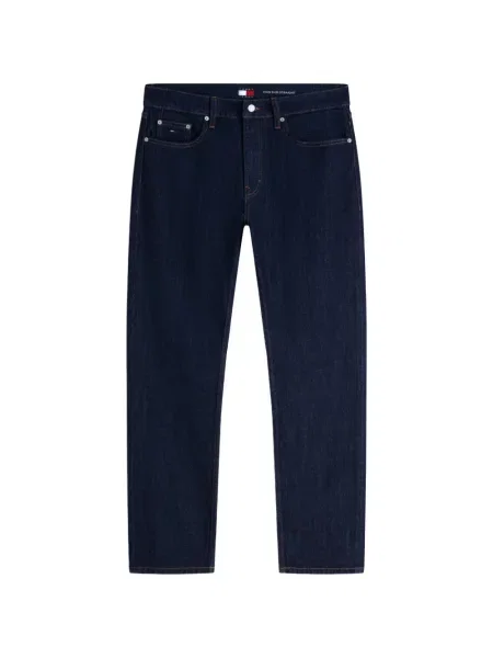 Blugi drepți Tommy Hilfiger albastru