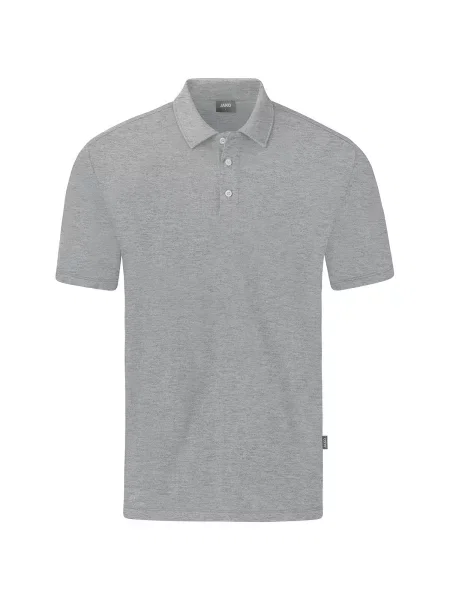 Polo Jako Organic Stretch szara