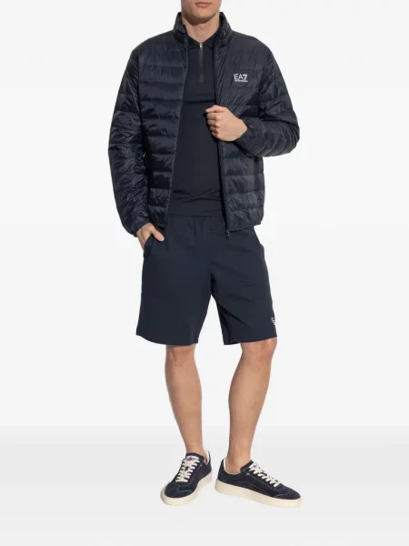 Geacă Ea7 Emporio Armani albastru