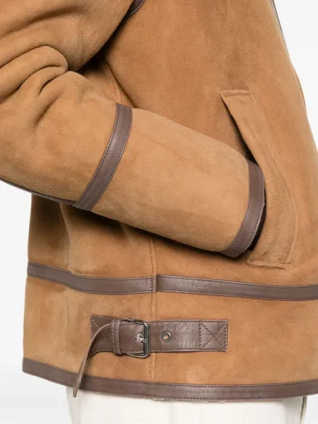 Geanta de piele Dondup maro