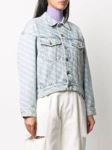 Džínsová bunda Alexander Wang modrá
