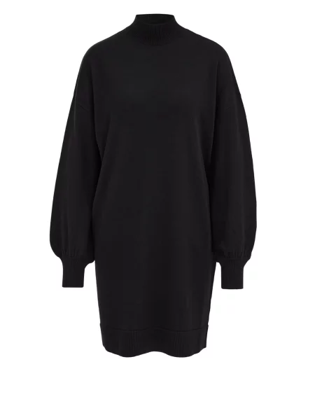 WE Fashion Rochie tricotat negru