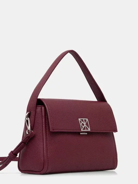 Crossbody kabelka Calvin Klein Jeans z ekologickej kože ružová