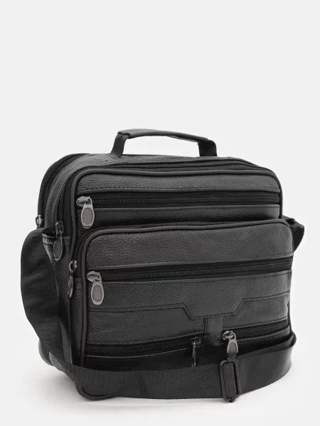 Borsa Leather Мессенджер Шкіра чорний