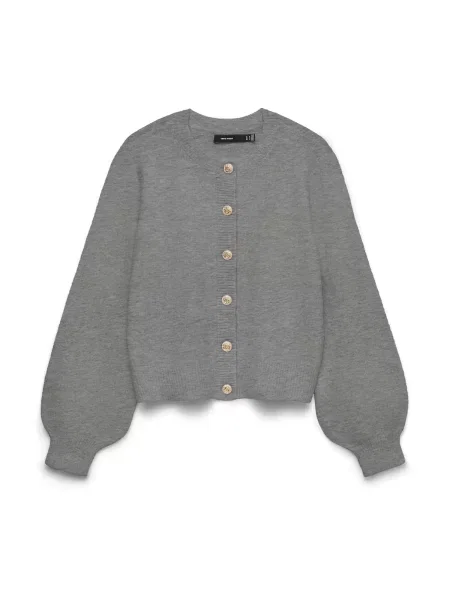 VERO MODA Geacă tricotată VMHAZEL' gri