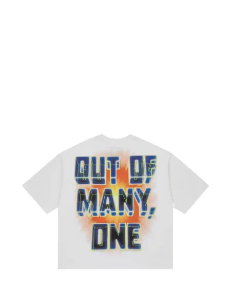 Tricou Godspeed cu imagine alb